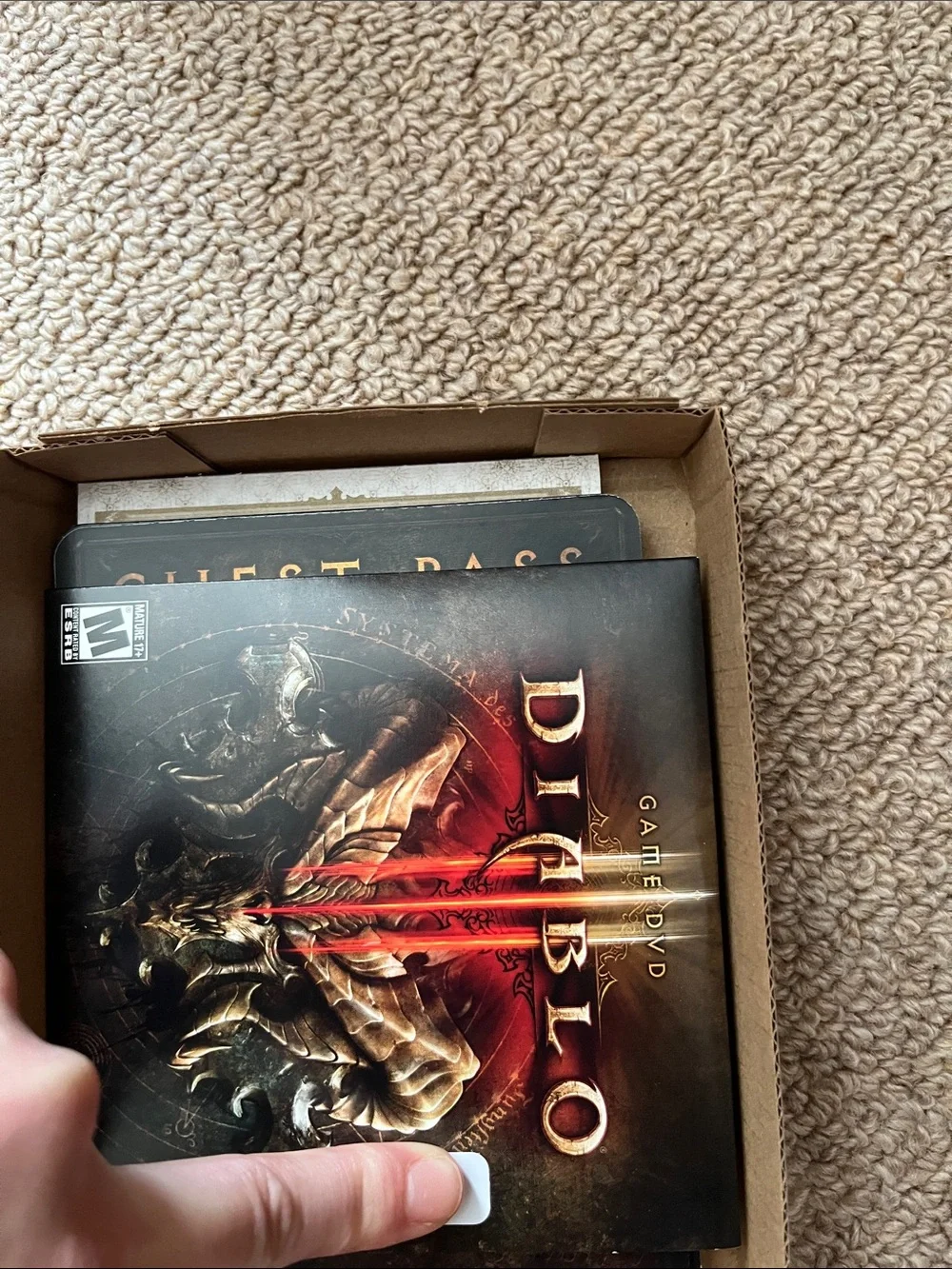 Blizzard Diablo III Video Game - Black & Red